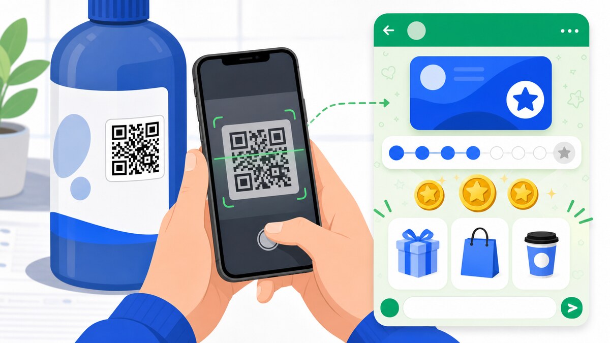 ลูกค้าสแกน QR Code เปิดหน้าสมาชิก LIFF บน LINE