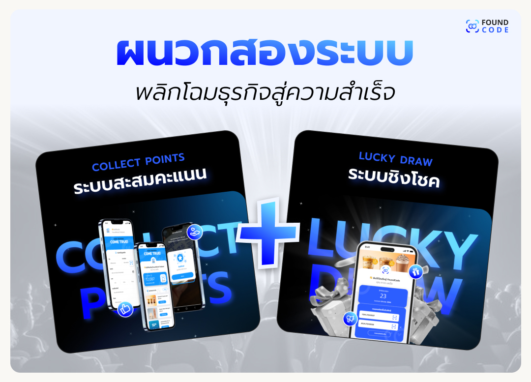 ภาพประกอบการรวมระบบสะสมคะแนนและชิงโชคเข้าด้วยกันบน LINE